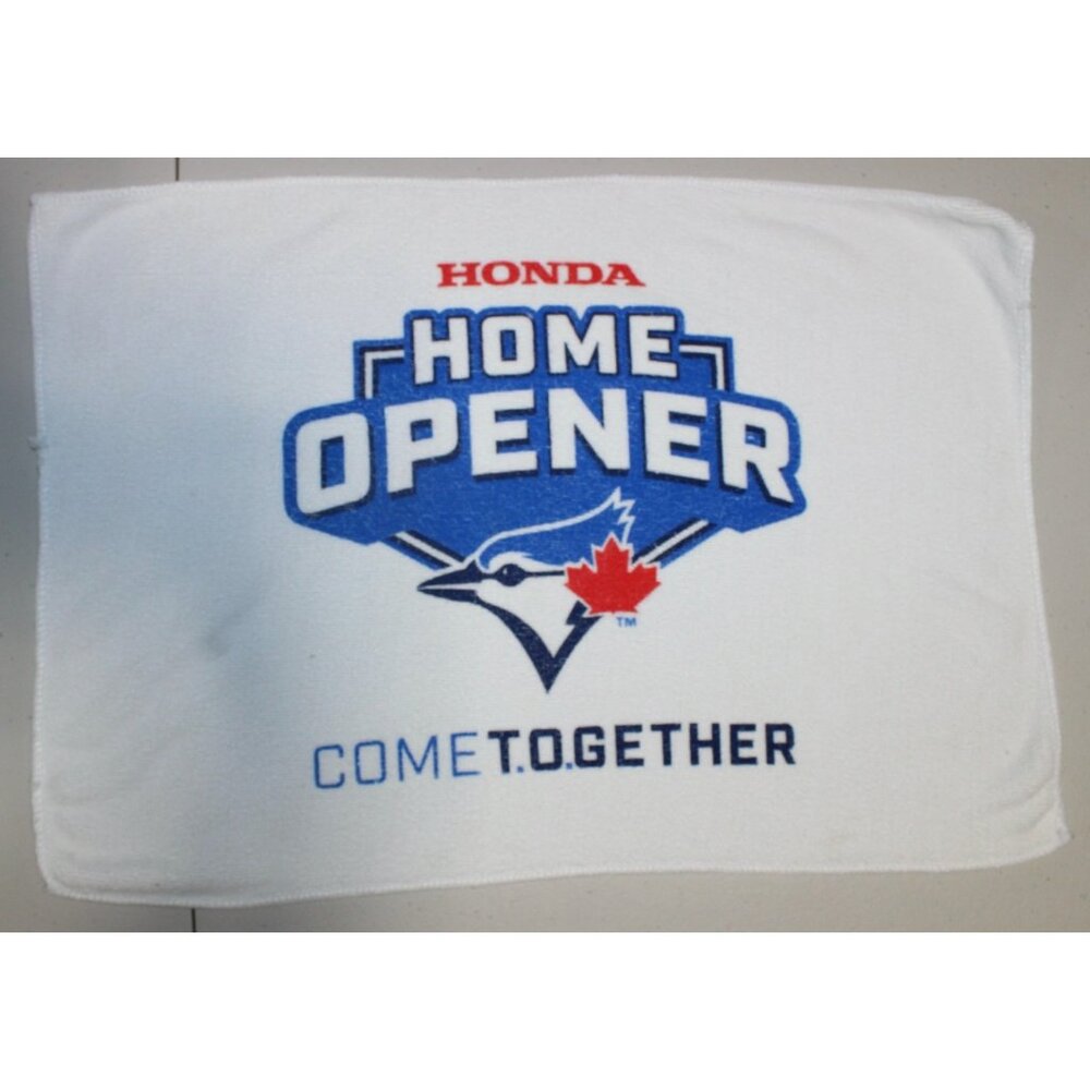 MLB Baseball Toronto Blue Jays White Home Opener Rally Towel "Come Together"